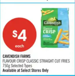 Shoppers Drug Mart CAVENDISH FARMS FLAVOUR CRISP CLASSIC STRAIGHT CUT FRIES offer