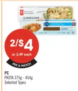 Shoppers Drug Mart PC PASTA offer