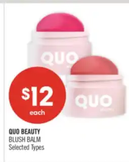 Shoppers Drug Mart QUO BEAUTY BLUSH BALM offer