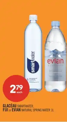 Shoppers Drug Mart GLACÉAU SMARTWATER, FIJI or EVIAN NATURAL SPRING WATER offer