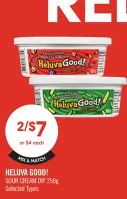 Shoppers Drug Mart HELUVA GOOD! SOUR CREAM DIP offer