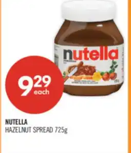 Shoppers Drug Mart NUTELLA HAZELNUT SPREAD offer