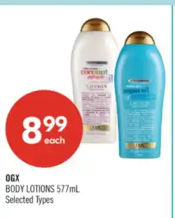 Shoppers Drug Mart OGX BODY LOTIONS offer