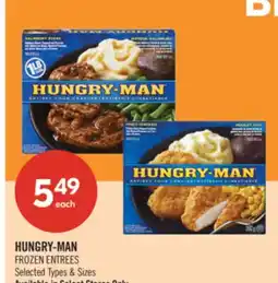 Shoppers Drug Mart HUNGRY-MAN FROZEN ENTREES offer