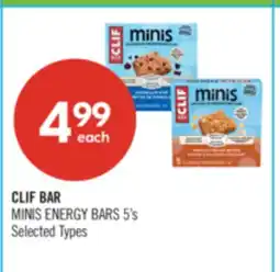 Shoppers Drug Mart CLIF BAR MINIS ENERGY BARS offer