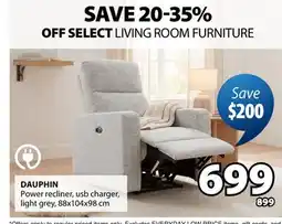 JYSK DAUPHIN Power recliner offer