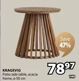 JYSK KRAGEVIG Patio side table offer