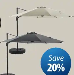 JYSK TRONDHEIM Hanging umbrella offer