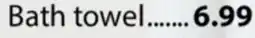 JYSK UPPSALA Bath towel offer