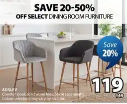 JYSK ADSLEV Counter stool offer