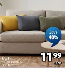 JYSK LILJE Throw cushion offer