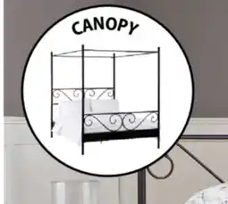 JYSK AARBERG Bed frame Canopy offer