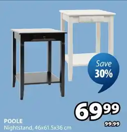 JYSK POOLE Nightstand offer