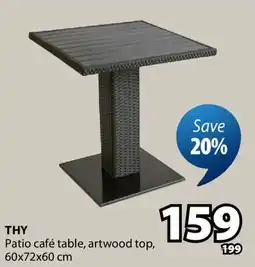JYSK THY Patio café table offer