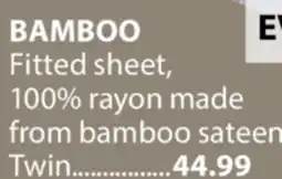 JYSK BAMBOO Fitted sheet offer