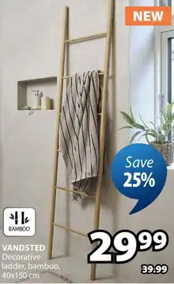 JYSK VANDSTED Decorative ladder offer