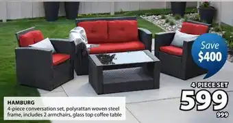 JYSK HAMBURG 4-piece conversation set offer