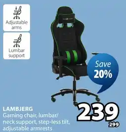 JYSK LAMBJERG Gaming chair offer