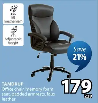 JYSK TAMDRUP Office chair offer