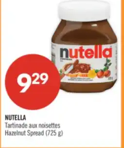 Pharmaprix NUTELLA Hazelnut Spread offer