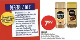 Pharmaprix NESCAFÉ GOLD Cafe Instant Coffee offer
