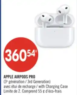 Pharmaprix APPLE AIRPODS PRO offer