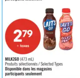 Pharmaprix MILK2GO offer