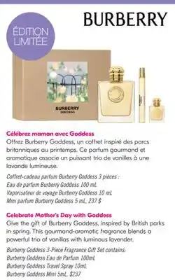 Pharmaprix Celebrate Mother's Day with Goddess offer