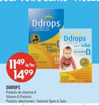 Pharmaprix DDROPS Vitamin D Products offer