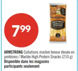 Pharmaprix ARMSTRONG Marble High Protein Snacks (210 g) offer