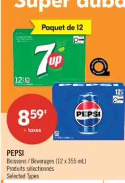 Pharmaprix PEPSI Beverages offer