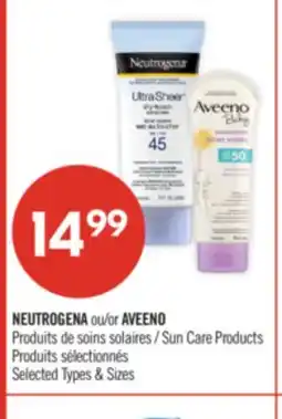 Pharmaprix NEUTROGENA or AVEENO Sun Care Products offer