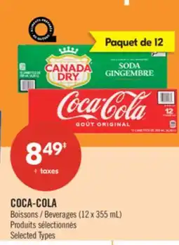 Pharmaprix COCA-COLA Beverages (12x355 mL) offer