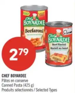 Pharmaprix CHEF BOYARDEE Canned Pasta offer