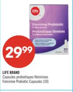 Pharmaprix LIFE BRAND Feminine Probiotic Capsules offer