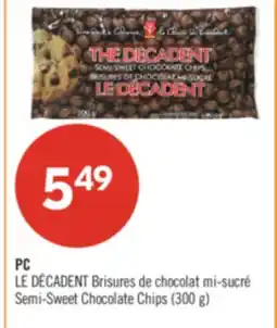 Pharmaprix PC Semi-Sweet Chocolate Chips offer