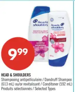 Pharmaprix HEAD & SHOULDERS Dandruff Shampoo (613 mL) or Conditioner (592 mL) offer