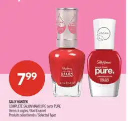 Pharmaprix SALLY HANSEN COMPLETE SALON MANICURE or PURE Nail Enamel offer
