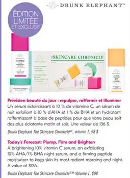 Pharmaprix Drunk Elephant The Skincare Chronicle Volume 1 offer