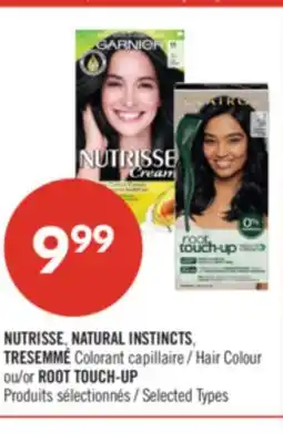 Pharmaprix NUTRISSE, NATURAL INSTINCTS, TRESEMMÉ hair colour or root touch-up offer