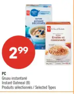 Pharmaprix PC Instant Oatmeal offer