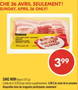 Pharmaprix NO NAME Bacon offer