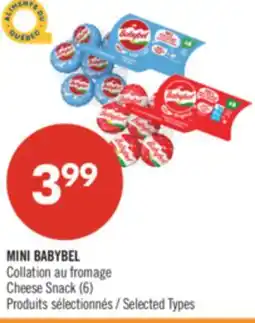 Pharmaprix MINI BABYBEL Cheese Snack offer