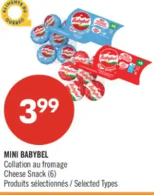 Pharmaprix MINI BABYBEL Cheese Snack offer