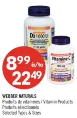 Pharmaprix WEBBER NATURALS Vitamin Products offer