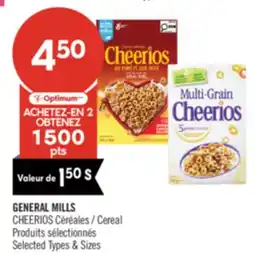 Pharmaprix GENERAL MILLS Cereal offer