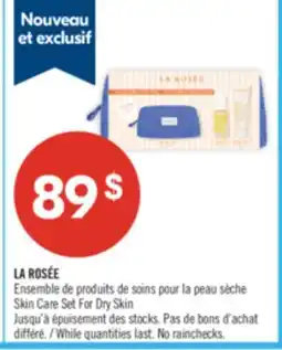 Pharmaprix LA ROSÉE Skin Care Set For Dry Skin offer