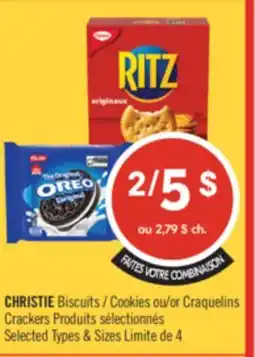Pharmaprix CHRISTIE cookies or crackers offer