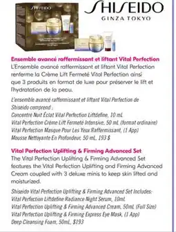 Pharmaprix Vital Perfection Uplifting & Firming Advanced Set offer