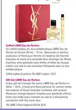 Pharmaprix YSL LIBRE 2-Piece Fragrance Gift Set offer